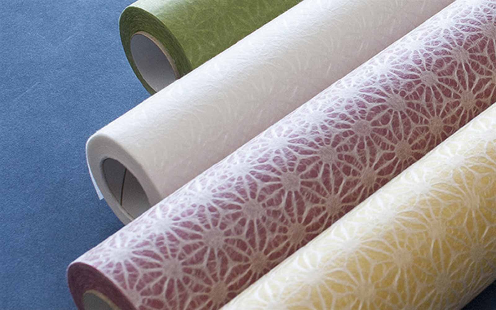 Série de longs papiers washi de Makitsumi-Morisa